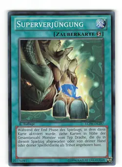 Yugioh SUPERVERJUNGUNG , lcjw-de287 Super Rare deutsch Excellent 1. Auflage - Image 1