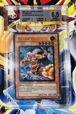 Yu-Gi-Oh! Master Monk 2005 TLM-EN020 Ultimate Rare 1st Edition BGS 8.5 - Image 1
