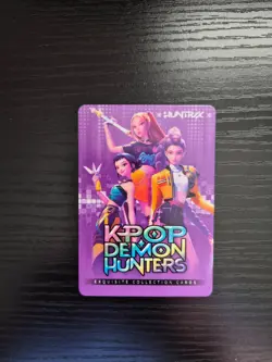 NEW! KPop Demon Hunters Exquisite Collection Card - Zoey - SSR Rarity #005 Holo - Image 2