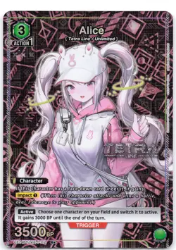 Alice (R*) UE14BT/NIK-1-112 Foil Union Arena: GODDESS OF VICTORY: NIKKE - Image 1