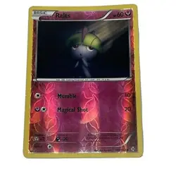POKEMON CARD REVERSE HOLO RALTS 100/162 NO 280 FEELING POKEMON TCG CCG - Image 1
