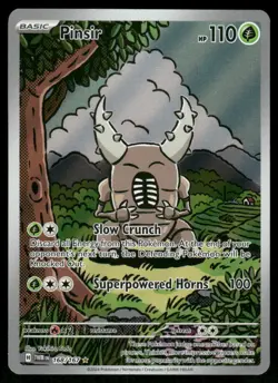 Pokemon Cards Pinsir 168/167 Twilight Masquerade Illustration Rare NM - Image 1