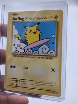 Pokemon TCG Surfing Pikachu Card 111/108 Evolutions Secret Rare NM - Image 2
