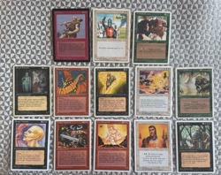 MTG Magic Vintage Lot of 77 cards including Beta Edition, Banned 4th ed Cards!!! - Image 1