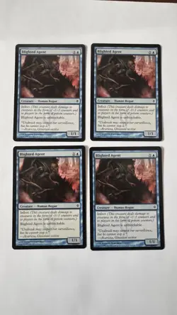Blighted Agent - 29/175 - New Phyrexia - Magic the Gathering NM/LP. X4 - Image 1