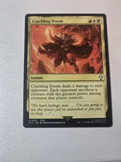 Crackling Doom 0322 MTG Commander FINAL FANTASY Uncommon NP - Image 1