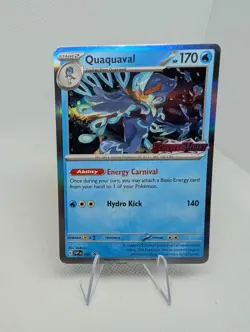 Quaquaval 005 SVP Black Star Promo Pokemon Scarlet Violet Stamped TCG Card - NM - Image 1