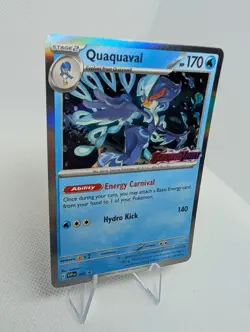 Quaquaval 005 SVP Black Star Promo Pokemon Scarlet Violet Stamped TCG Card - NM - Image 2