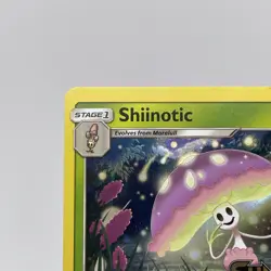 SHIINOTIC SM10 HOLO SUN & MOON PRERELEASE STAMP PROMK POKEMON CARD - Image 2