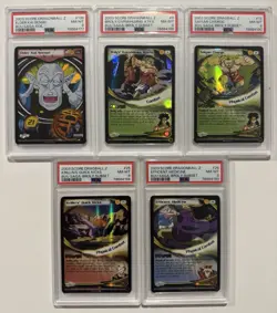 5x PSA 8 FOIL CARDS Dragonball Z Score Collection Bulk Lot RARE PROMO Broly - Image 1