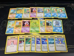 Pokemon 23 Mixed Card Lot Base Set 2 Uncommon Common - LP/MP - Image 1