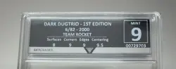 Dark Dugtrio 6/62 1st Edition Year 2000 Team Rocket Get Graded 9 MINT Rare Card - Image 4