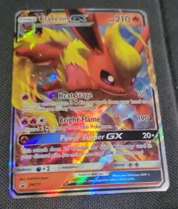 Flareon GX Black Star Promo SM171 Holo Card Fresh Pull NM - Image 1