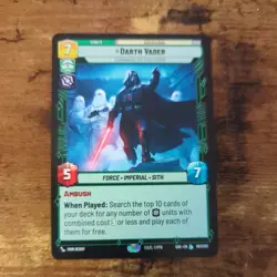 Darth Vader Commanding the First Legion - Star Wars Unlimited SOR 087/252 - NM - Image 1