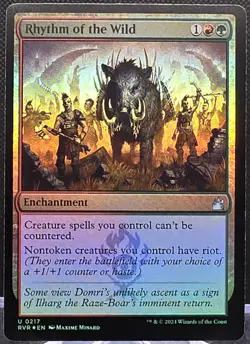 Rhythm of the Wild #217 Ravnica Remastered Foil Uncommon - Image 1