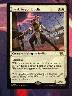 Dusk Legion Duelist Magic: The Gathering MOM R 0011 RARE - Image 1
