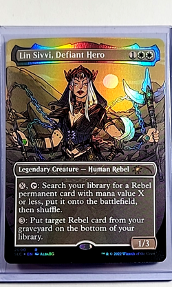 MTG Magic the Gathering Secret Lair 30th Countdown Foil Lin Sivvi Defiant Hero - Image 1