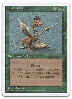Cockatrice (NM) Fourth Edition 4ED Magic MTG - Image 1