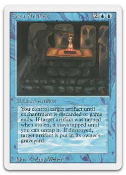 Steal Artifact (NM) Revised Edition 3ED Magic MTG - Image 1