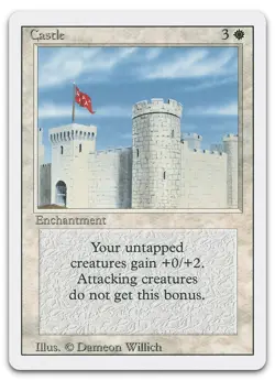 Castle (NM) Revised Edition 3ED Magic MTG - Image 1