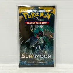 1x Sun & Moon Base Sealed Pokemon Card Booster Pack - Image 1
