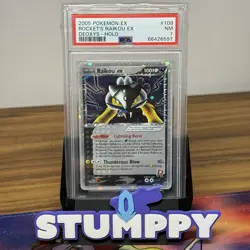 PSA 7 ROCKET'S RAIKOU ex 108/107 | EX Deoxy's Holo Graded Pokemon Card - Image 1