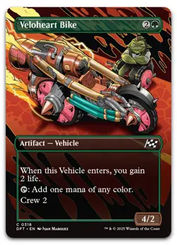 Veloheart Bike (Borderless) #318 (NM) Aetherdrift DFT Magic MTG - Image 1