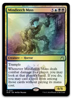 Mindleech Mass #201 (Foil) (NM) Ravnica Remastered RVR Magic MTG - Image 1