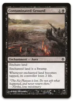 Contaminated Ground #102 (LP) Rise of the Eldrazi ROE Magic MTG - Image 1