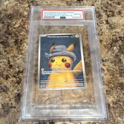 Pokemon Pikachu with Grey Felt Hat Van Gogh #085 Graded Sealed Promo PSA 10 - Image 1