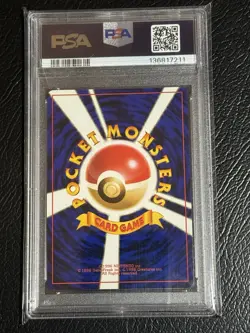 2000 Pokemon BANNED ART Neo Genesis CARD FLIP GAME Japanese PSA 10 GEM MINT!!! - Image 2