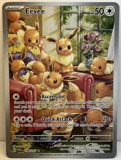 Pokemon TCG Eevee 188/167 Twilight Masquerade IR Pack Fresh - Image 1
