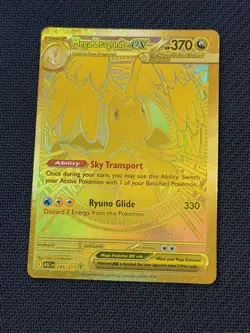 Pokemon TCG Ascended Heroes Mega Dragonite Ex Gold Hyper Rare 295/217 Near Mint - Image 1