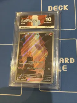 2023 Pokemon Charmander IR 151 168/165 ACE 10 English Perfect Subgrades - Image 1