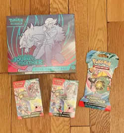 Pokemon Journey Together Lot 1 Elite Trainer ETB + 2 Booster Bundle + 1 Pack NEW - Image 1