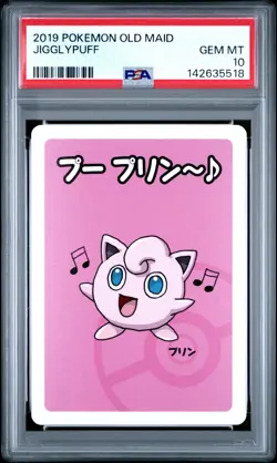 2019 POKEMON OLD MAID JIGGLYPUFF PSA 10 - Image 1