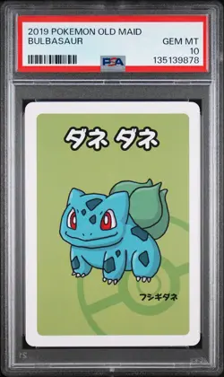 2019 POKEMON OLD MAID BULBASAUR PSA 10 - Image 1
