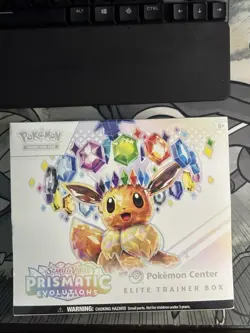 Pokemon Center Prismatic Evolutions ETB Elite Trainer Box Sealed - Image 1