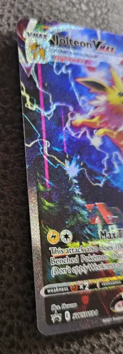 Pokemon Jolteon VMAX SWSH184 Black Star Promo - Image 2