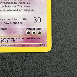 Pokemon TCG Alakazam Base Set (Unlimited) 1/102 Holo - NM - Image 2