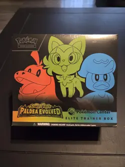 Paldea Evolved Pokemon Center Elite Trainer Box ETB Factory Sealed - Image 1