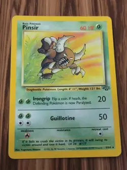 Pokemon TCG Pinsir Jungle 9/64 Holo Unlimited Holo Rare - Image 1