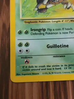 Pokemon TCG Pinsir Jungle 9/64 Holo Unlimited Holo Rare - Image 4