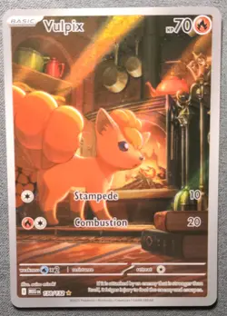 Pokemon English - Mega Evolution - Vulpix 138/132 - NM - Image 1