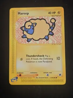 Mareep - Expedition 119/165 - 2002 WOTC - Pokemon TCG - E Reader - NM - Image 1