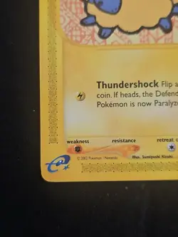 Mareep - Expedition 119/165 - 2002 WOTC - Pokemon TCG - E Reader - NM - Image 5