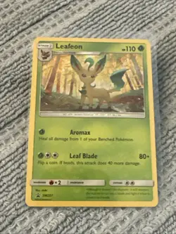 Pokemon Leafeon SM237 Sun & Moon Tag Team Powers Collection Black Star Promo NM - Image 1