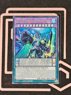 DOOD-EN035 D/D/D/D Dimensional King Arc Crisis Ultra Rare 1st Edition YuGiOh - Image 1