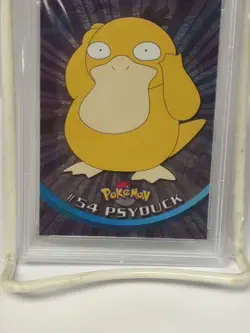 Pokemon PSA 9 Psyduck Holo Foil 54 - Topps TV 1999 Black Logo Mint Card - Image 4