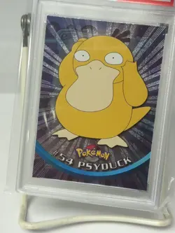 Pokemon PSA 9 Psyduck Holo Foil 54 - Topps TV 1999 Black Logo Mint Card - Image 5